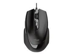 Trust Voca Comfort - Mus - h&#248;yrehendt optisk - 6 knapper - kablet - USB