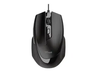 Trust Voca Comfort - Mus - h&#248;yrehendt optisk - 6 knapper - kablet - USB