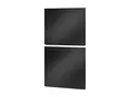 APC Easy Rack - Rack-sidepanel - svart - 48U 19"