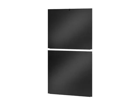 APC Easy Rack - Rack-sidepanel - svart - 48U 19"
