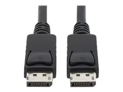 Eaton Tripp Lite Series DisplayPort Cable with Latching Connectors, 4K 60 Hz (M/M), Black, 10 ft. (3.05 m) DisplayPort-kabel - DisplayPort (hann) til DisplayPort (hann) - 3 m - svart