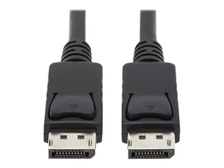 Eaton Tripp Lite Series DisplayPort Cable with Latching Connectors, 4K 60 Hz (M/M), Black, 10 ft. (3.05 m) DisplayPort-kabel - DisplayPort (hann) til DisplayPort (hann) - 3 m - svart