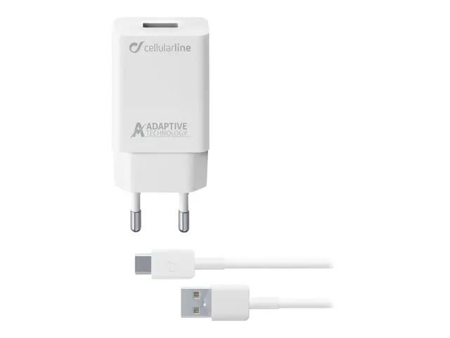 Cellular Line Adaptive Fast Charger Kit - Strømadapter - 15 watt (...