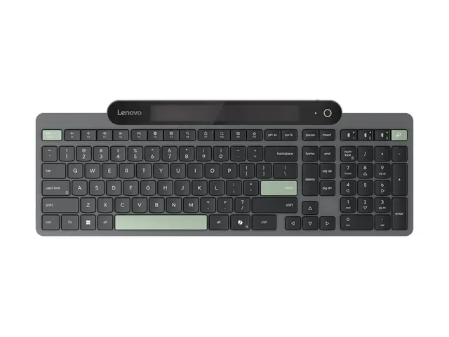 Lenovo - Tastatur - selvladende - trådløs Bluetooth 5.1 - QWERTY - Norsk - svart - brun boks 