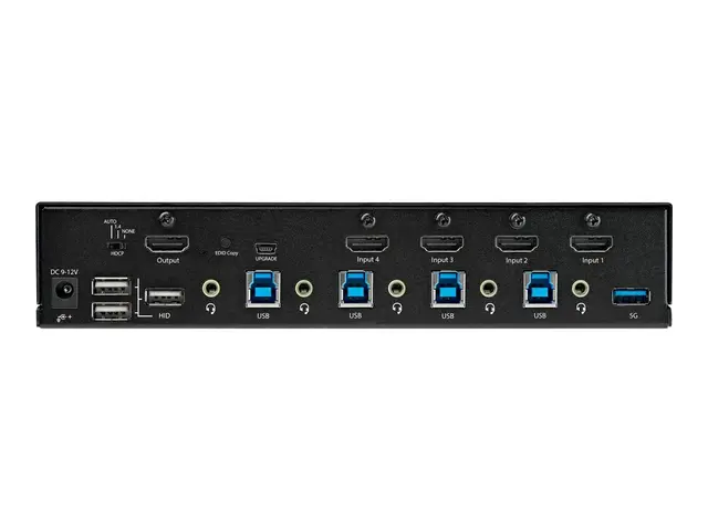 Startech 4 Port HDMI KVM Switch, Single Monitor 4K 60Hz Ultra HD H...