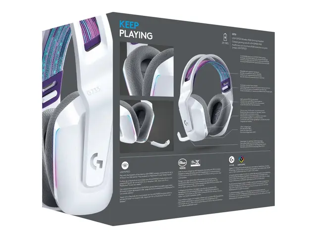 Logitech G G733 LIGHTSPEED Wireless RGB Gaming Headset - Hodesett ...