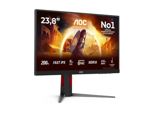 AOC Gaming 24G4HA - LED-skjerm gaming 24" (23.8" synlig) 1920 x 10...