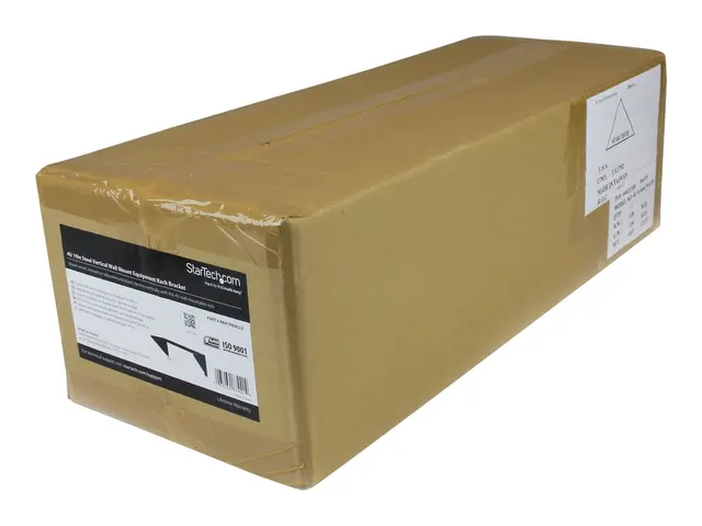 Startech 4U Wall Mount Patch Panel Bracket - 19 inch Steel Vertica...