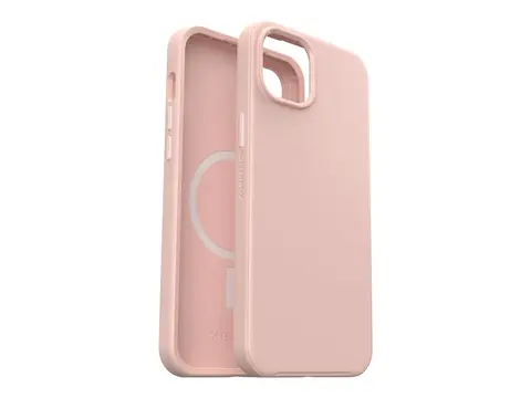 OtterBox Symmetry Series - Baksidedeksel for mobiltelefon MagSafe-samsvar - polykarbonat, syntetisk gummi, s&#248;lvfosfatglass - ballettsko (rosa) - for Apple iPhone 15 Plus