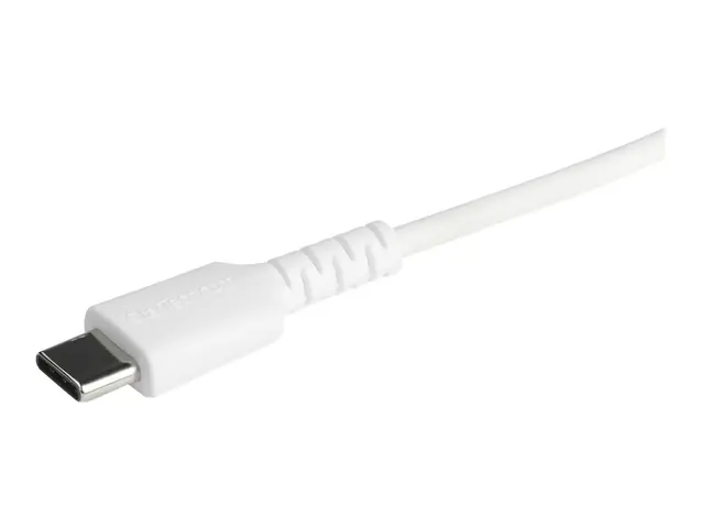 StarTech.com (1m) Durable White USB-C to Lightning Cable, Heavy Du...