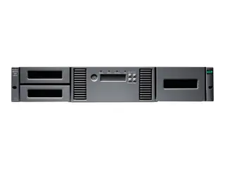 HPE Storage MSL2024 - Båndbibliotek - 288 TB / 720 TB spor: 24 - LTO Ultrium (12 TB / 30 TB) x 1 - Ultrium 8 - maks antall stasjoner: 2 - Fiberkanal - kan monteres i rack - 2U - strekkodeleser, kryptering