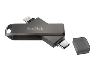 SanDisk iXpand Luxe - USB-flashstasjon - 128 GB USB-C / Lightning