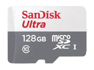 SanDisk Ultra - Flashminnekort - 128 GB - A1 / UHS Class 1 / Class10 microSDXC UHS-I
