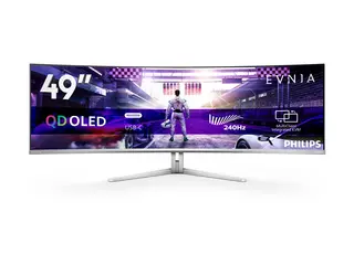 Philips 49" Curved gamingskjerm 49M2C8900 5120x1440 OLED, 240hz, 0.03ms