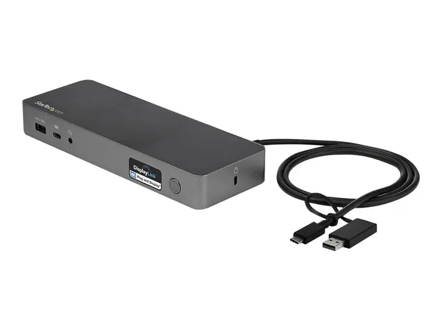 StarTech.com USB-C & USB-A Dock, Hybrid Universal Laptop Docking S...