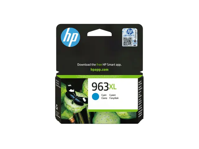 HP 963XL - 22.77 ml Høy ytelse cyan original blekkpatron for Offic...