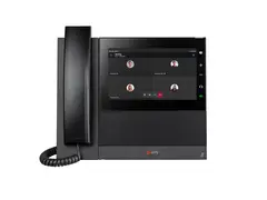 HP Poly CCX 600 - For Microsoft Teams VoIP-telefon med anrops-ID/samtale venter - SIP, RTP, RTCP - 24 linjer - svart