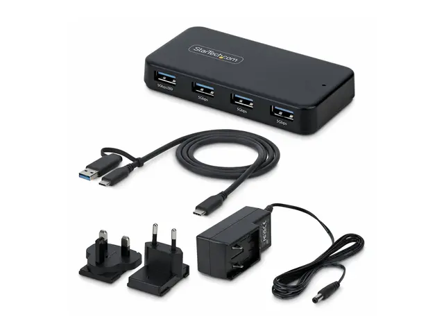 Startech - Hub 4 x SuperSpeed USB 3.0 stasjonær