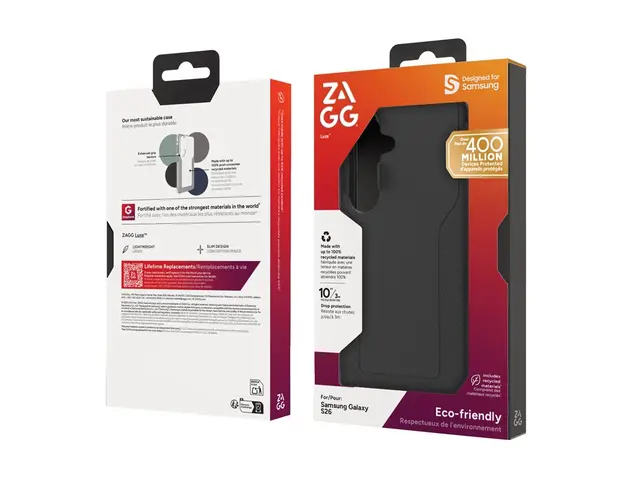 ZAGG Luxe - Baksidedeksel for mobiltelefon grafen svart Samsung Ga...