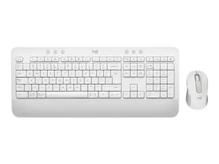 Logitech Signature MK650 Combo for Business Tastatur- og mussett - trådløs - Bluetooth LE - QWERTY - US International - elfenbenshvit