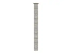 Apple - Klokkerem forlengelse for smart armbåndsur 49 mm, naturlig titanfinish - 130 - 250 mm - translucentgrå