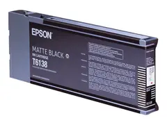 Epson T6138 - 110 ml - matt svart original - blekkpatron - for Stylus Pro 4000 C8, Pro 4000-C8, Pro 4400, Pro 4450, Pro 4800, Pro 4880