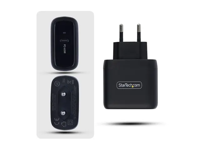Startech - Strømadapter - kompakt, GaN - 65 watt - 5 A - PD 3.0, P...