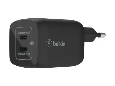 Belkin BoostCharge Pro - Strømadapter PPS-teknologi 65 watt 3.25 A...