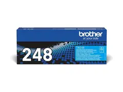 Brother TN-248C - Cyan - original boks - tonerpatron - for Brother DCP-L3515, L3520, L3555, L3560, HL-L3220, L3240, MFC-L3740, L3760, L8340, L8390