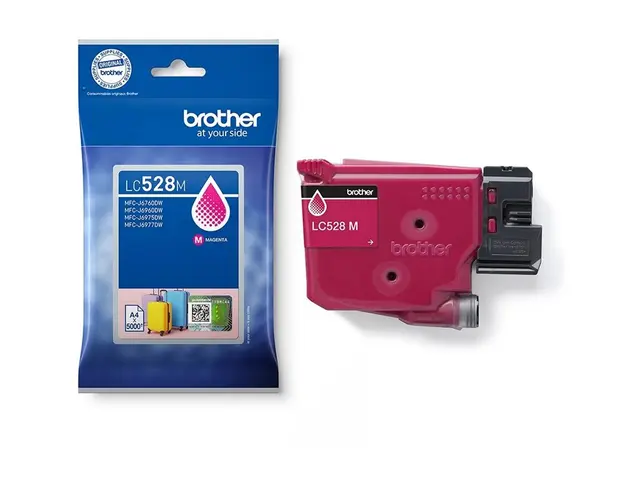 Brother LC528M - Magenta - original - pute pakke - blekkpatron - f...