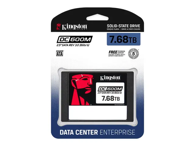 Kingston DC600M - SSD Mixed Use 7.68 TB intern 2.5" SATA 6Gb/s