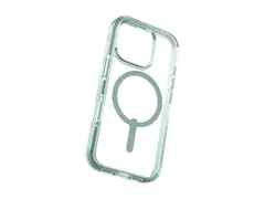 Zagg Santa Cruz Snap - Baksidedeksel for mobiltelefon MagSafe-samsvar - grafen - grønn - for Apple iPhone 16 Pro