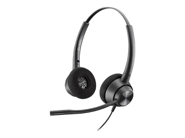 Poly EncorePro 320 - 300 series hodesett on-ear kablet USB-C svart...
