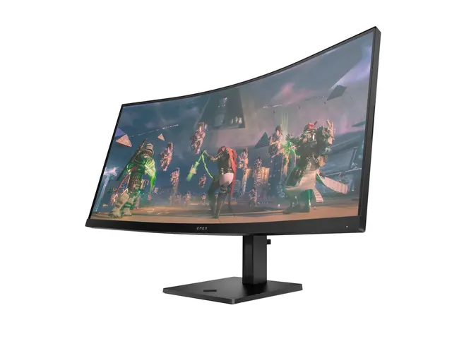 OMEN by HP 34c - LED-skjerm gaming kurvet 34" 3440 x 1440 WQHD @ 1...