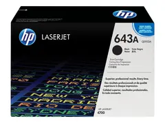 HP 643A - Svart - original - LaserJet - tonerpatron (Q5950A) for Color LaserJet 4700, 4700dn, 4700dtn, 4700n, 4700ph+