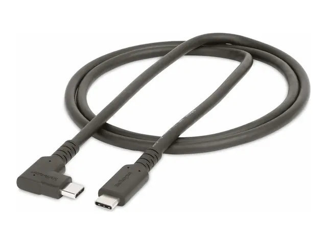 StarTech.com 3ft (1m) Rugged Right Angle USB-C Cable, USB 10 Gbps,...