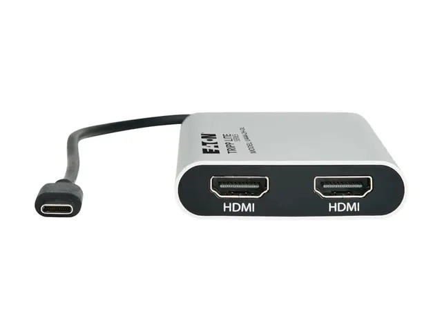 Eaton Tripp Lite Series USB-C Adapter, Dual Display - 4K 60 Hz HDM...
