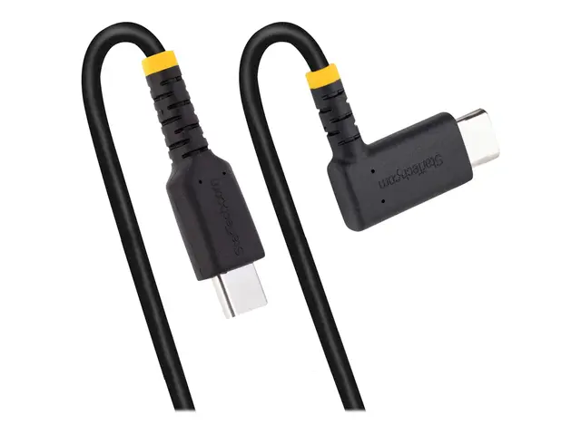 StarTech.com 6in (15cm) USB C Charging Cable Right Angle, 60W PD 3...