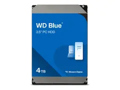 WD Blue WD40EZAX - Harddisk - 4 TB - intern 3.5&quot; - SATA 6Gb/s - 5400 rpm - buffer: 256 MB