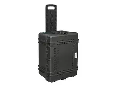 LEBA NoteCase 10 - Lagringsboks for 10 notebooker - l&#229;sbar - polypropylenkopolymer - svart - skjermst&#248;rrelse: inntil 15,6&quot;