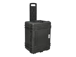 LEBA NoteCase 10 - Lagringsboks for 10 notebooker - l&#229;sbar - polypropylenkopolymer - svart - skjermst&#248;rrelse: inntil 15,6&quot;