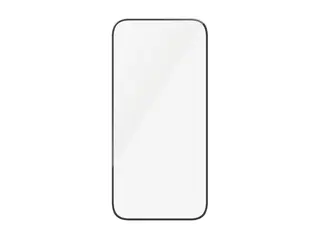 PanzerGlass - Skjermbeskyttelse for mobiltelefon ultrabred passform - glass - rammefarge svart - for Apple iPhone 15, 16