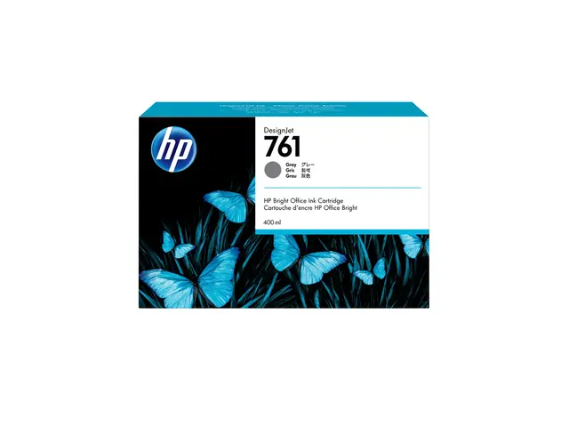 HP 761 - 400 ml grå original DesignJet blekkpatron for T7100, T720...