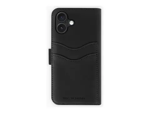 IDEAL OF SWEDEN - Lommebok for mobiltelefon polyuretan, polyester - svart - for Apple iPhone 16