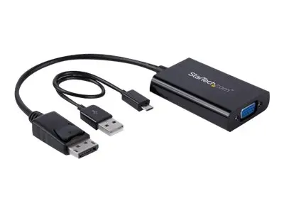 StarTech.com DisplayPort to VGA Adapter with Audio - 1920x1200 DP ...