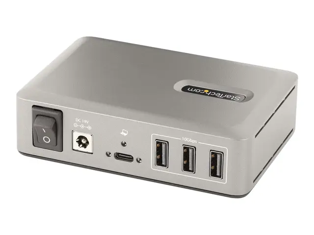 StarTech.com 10-Port USB-C Hub, 8x USB-A + 2x USB-C, Self-Powered ...