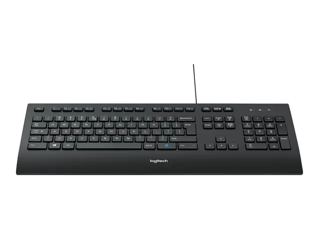Logitech Corded K280e - Tastatur - USB - US International