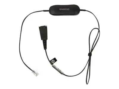 Jabra GN1216 - Hodetelefonkabel - RJ-9 hann til Quick Disconnect h...
