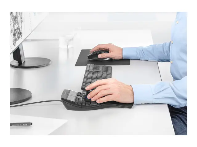 3Dconnexion SpaceMouse Enterprise Kit 2 - 3D-mus ergonomisk høyre-...