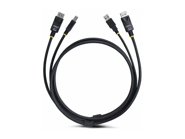 StarTech.com 10ft (3m) DisplayPort and USB 5Gbps KVM Cable - Tasta...